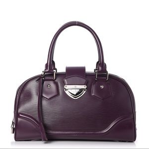 Louis Vuitton Purple Epi Leather Bowling Bag